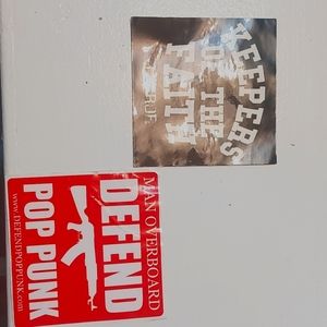 Terror & Man Overboard stickers